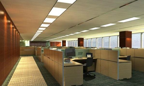 办公写字楼照明为什么比较适合选用【LED净化灯】LED面板灯？
